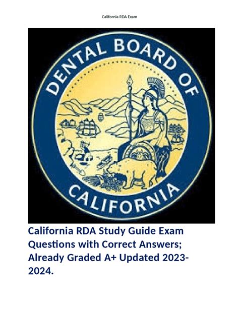 is the rda test hard|california rda procedures.